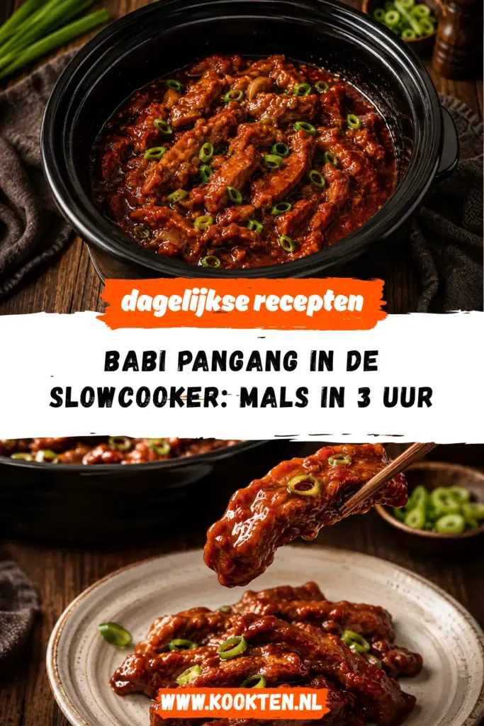 Babi pangang in de slowcooker receptfoto van het gerecht