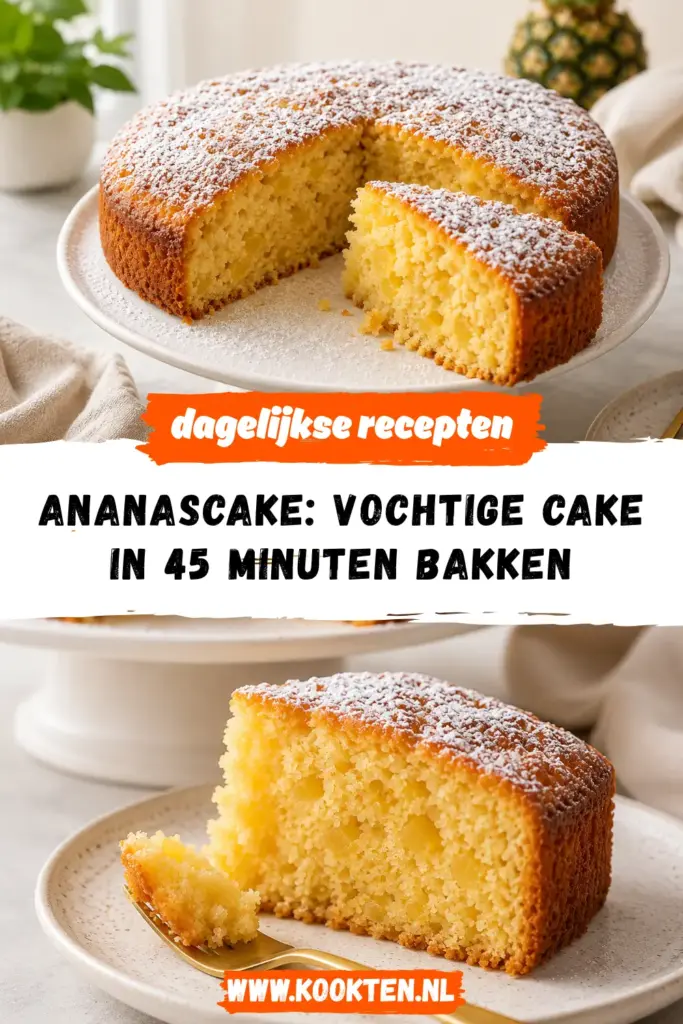 Ananascake receptfoto van het gerecht
