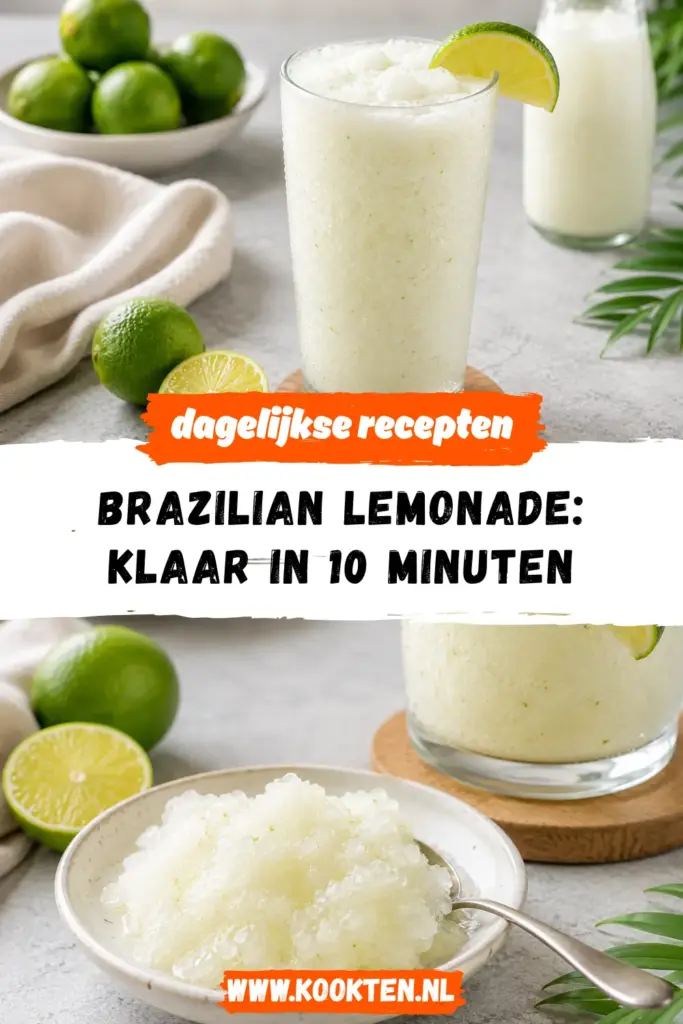 Brazilian lemonade receptfoto van het gerecht