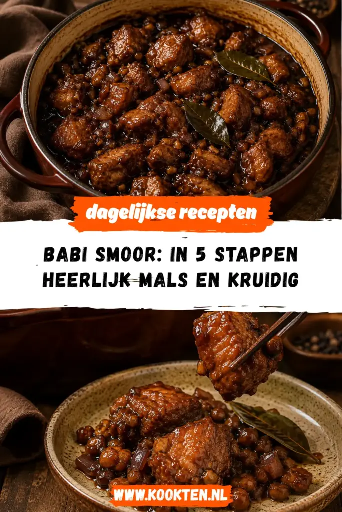 Babi smoor receptfoto van het gerecht