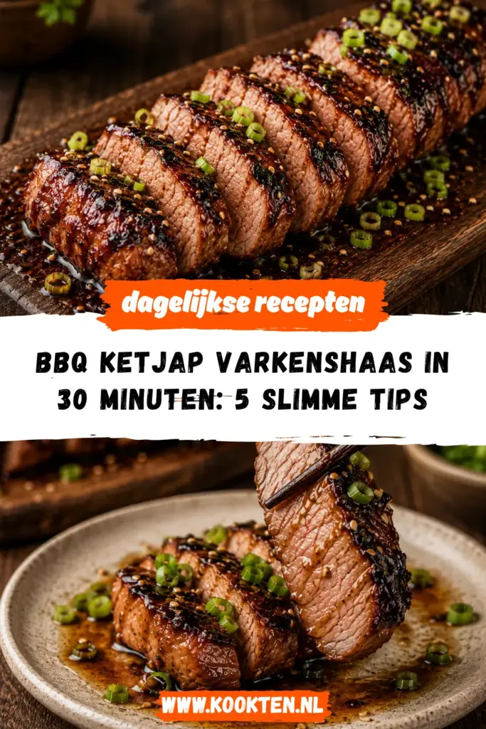 BBQ Ketjap Varkenshaas in 30 Minuten receptfoto van het gerecht