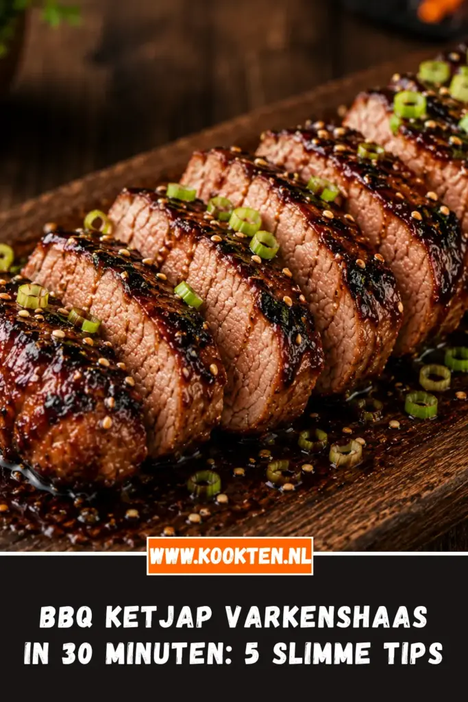 BBQ Ketjap Varkenshaas in 30 Minuten van dichtbij op het bord