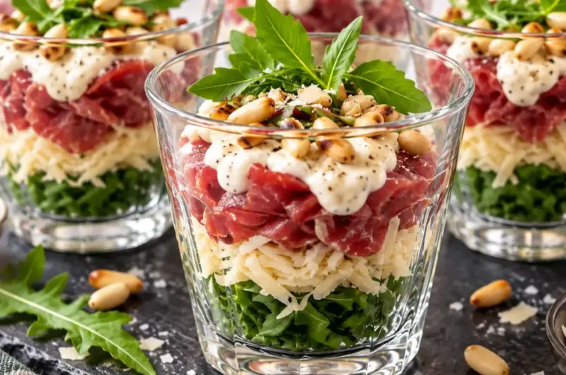 Carpaccio in een glaasje