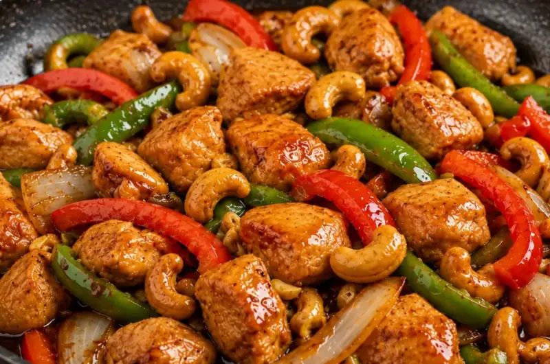 Chinese kip met cashewnoten