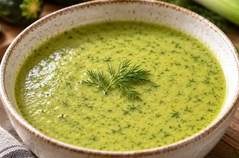 Courgette-prei soep