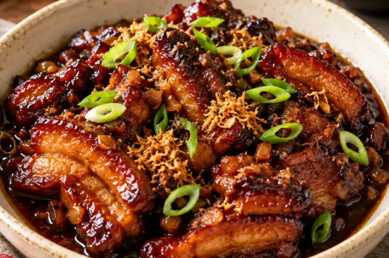 Indische speklapjes in ketjapsaus