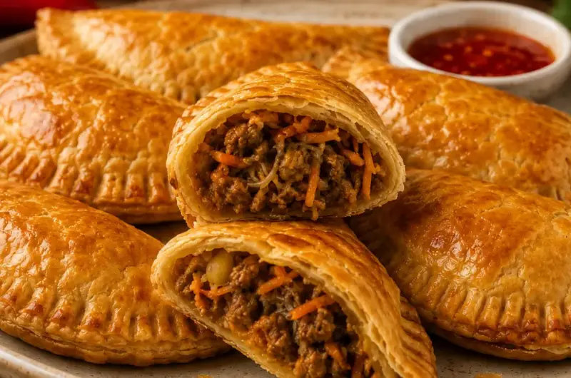 Indische pasteitjes met gehakt