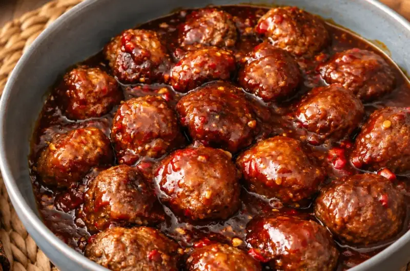 Indische balletjes in ketjap saus