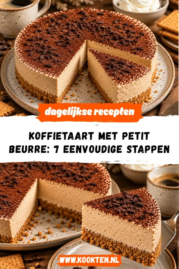 KOFFIETAART MET PETIT BEURRE receptfoto van het gerecht