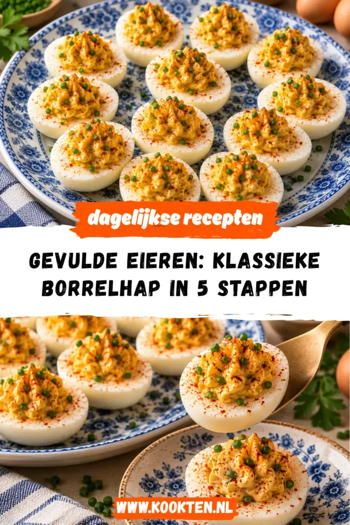 GEVULDE EIEREN receptfoto van het gerecht