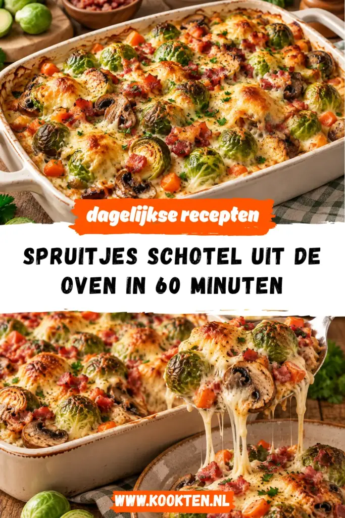 spruitjes schotel uit de oven receptfoto van het gerecht