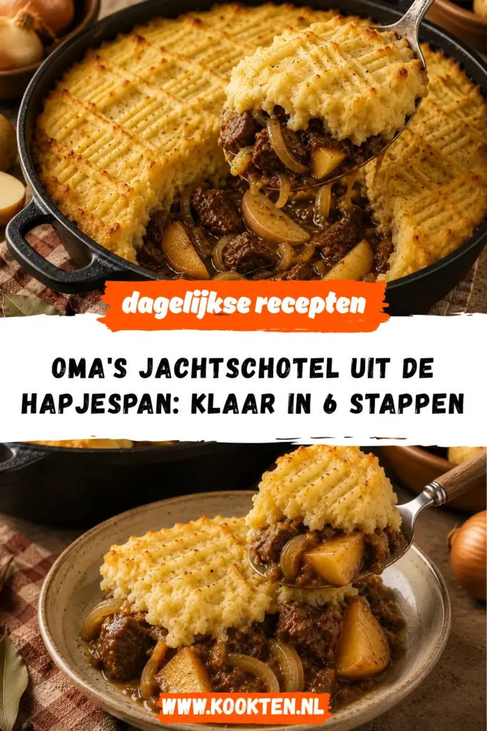OMA'S JACHTSCHOTEL UIT DE HAPJESPAN receptfoto van het gerecht