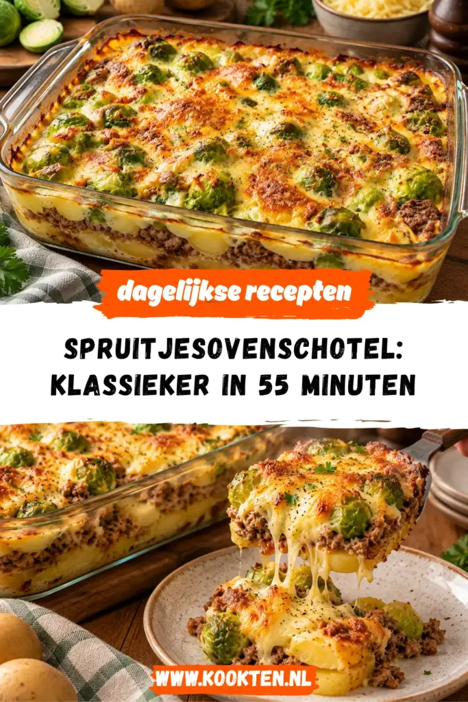 spruitjesovenschotel receptfoto van het gerecht