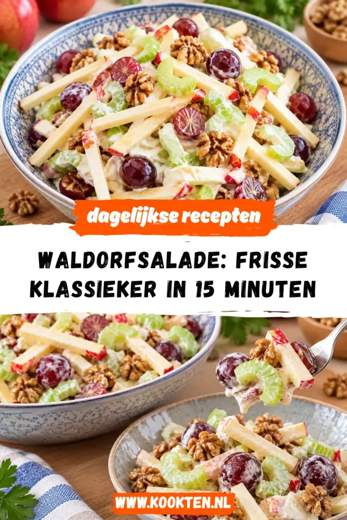 Waldorfsalade receptfoto van het gerecht