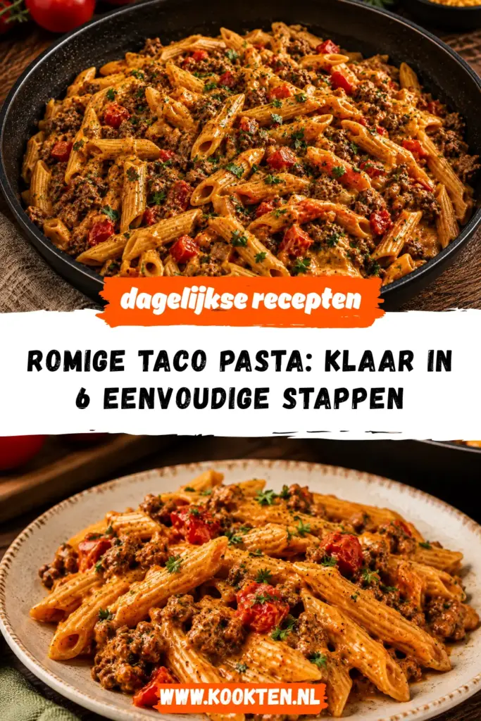 ROMIGE TACO PASTA receptfoto van het gerecht