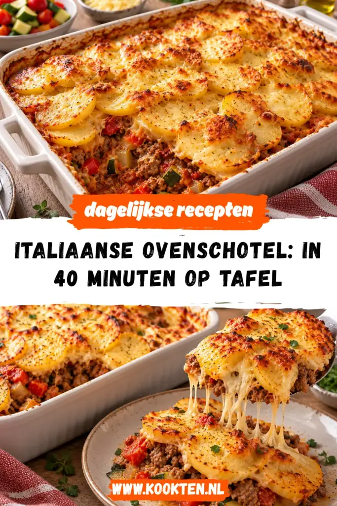Italiaanse ovenschotel receptfoto van het gerecht