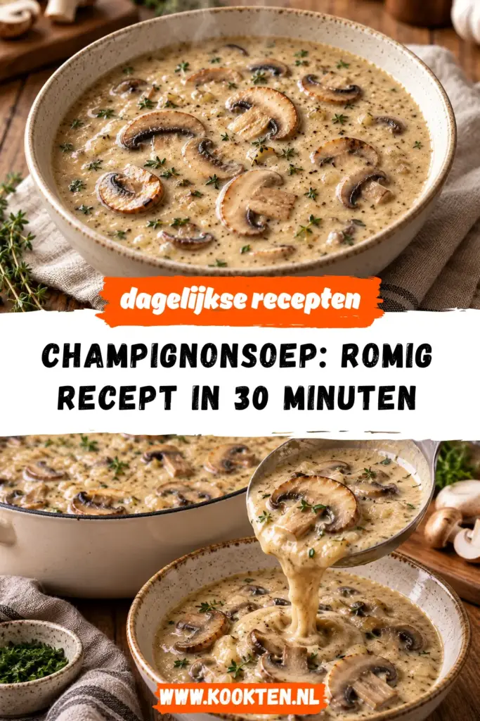 champignonsoep receptfoto van het gerecht
