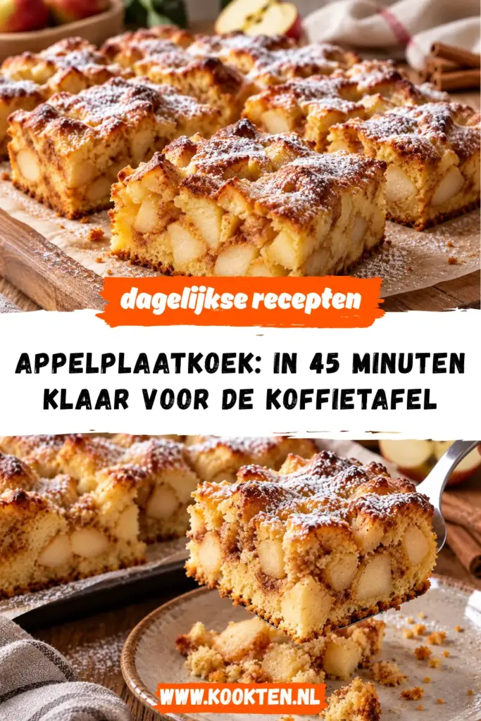 appelplaatkoek receptfoto van het gerecht