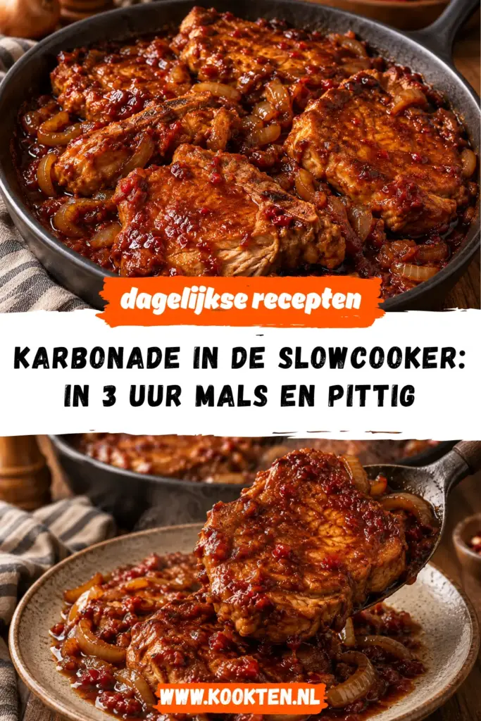 karbonade in de slowcooker receptfoto van het gerecht