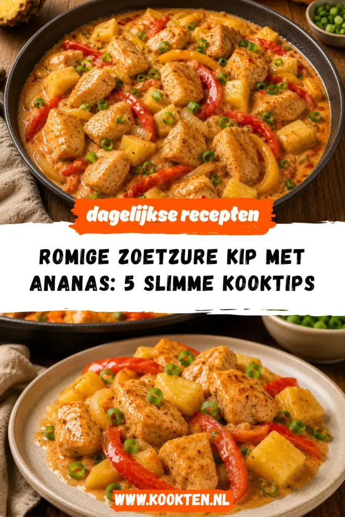 ROMIGE ZOETZURE KIP MET ANANAS receptfoto van het gerecht