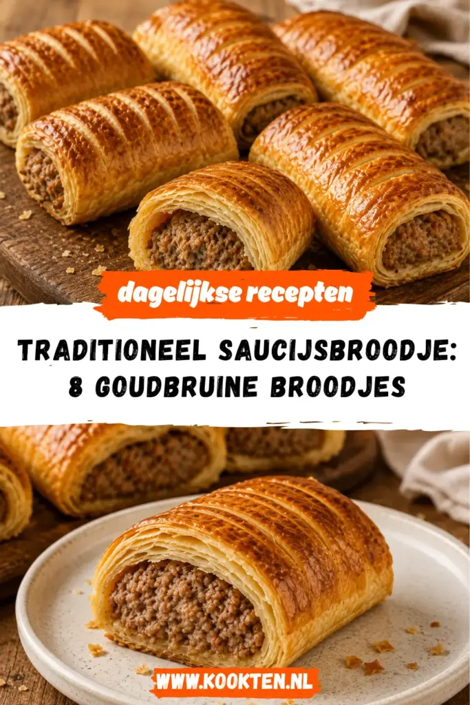 TRADITIONEEL SAUCIJSBROODJE receptfoto van het gerecht