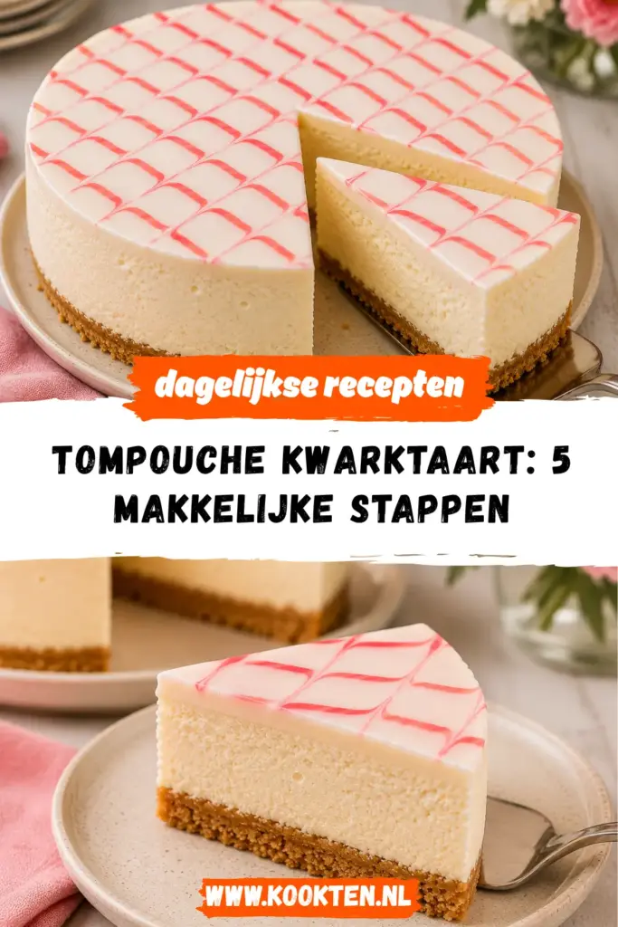 TOMPOUCHE KWARKTAART receptfoto van het gerecht