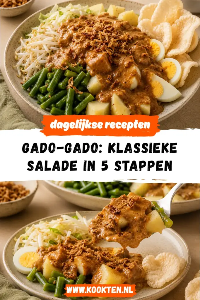 GADO-GADO receptfoto van het gerecht