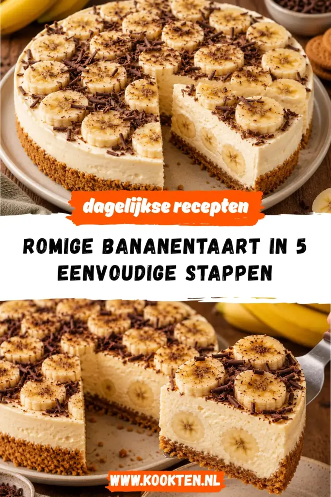 ROMIGE BANANENTAART receptfoto van het gerecht