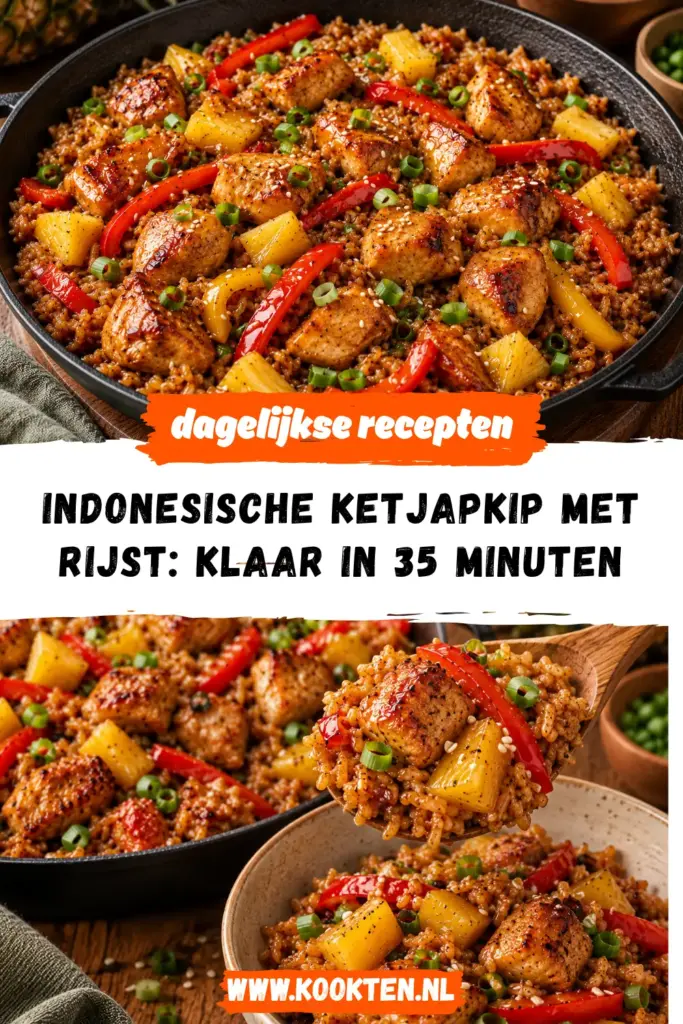 INDONESISCHE KETJAPKIP MET RIJST receptfoto van het gerecht