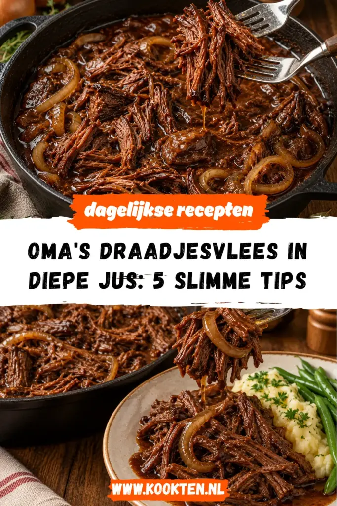 OMA'S DRAADJESVLEES IN DIEPE JUS receptfoto van het gerecht
