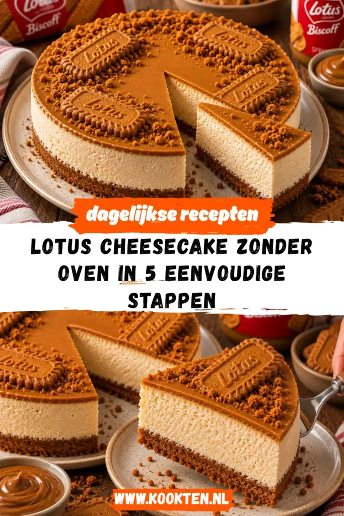LOTUS CHEESECAKE ZONDER OVEN receptfoto van het gerecht