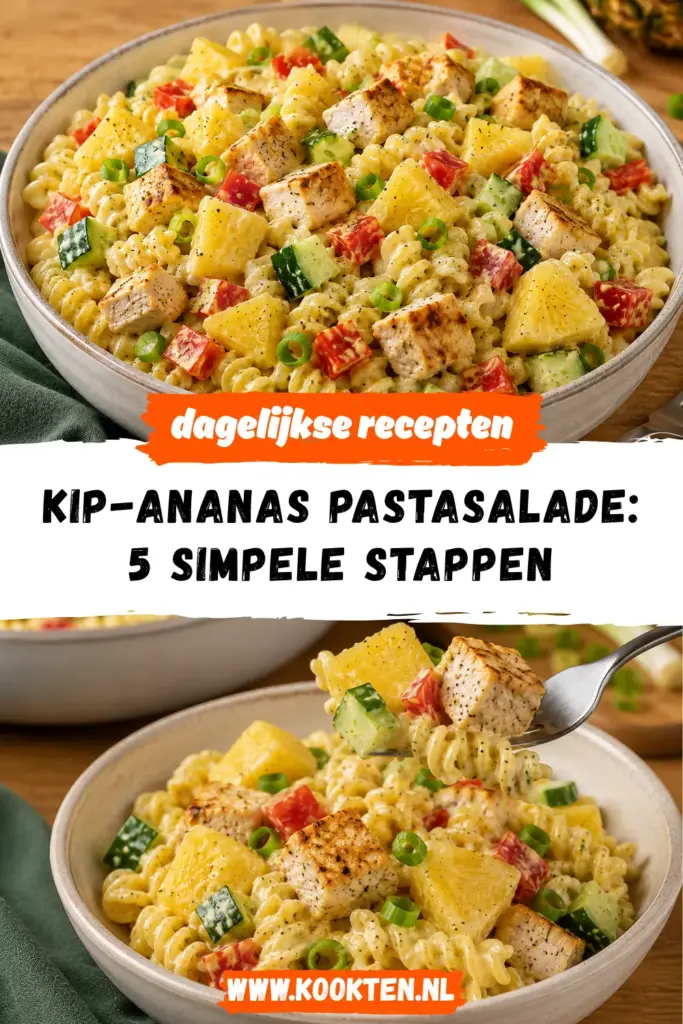 KIP-ANANAS PASTASALADE receptfoto van het gerecht
