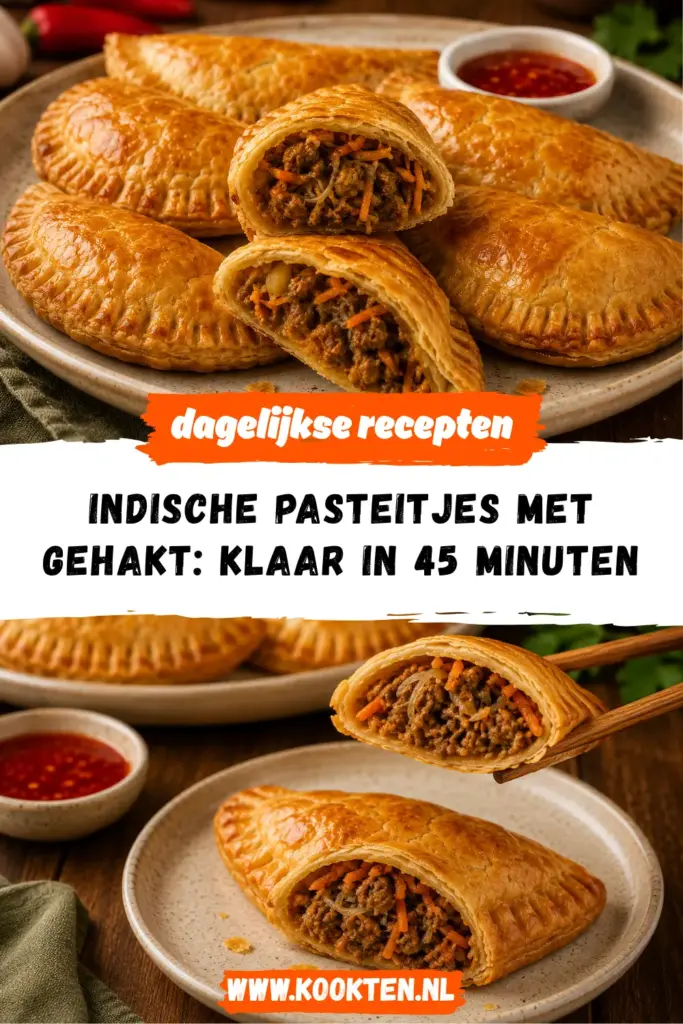 INDISCHE PASTEITJES MET GEHAKT receptfoto van het gerecht