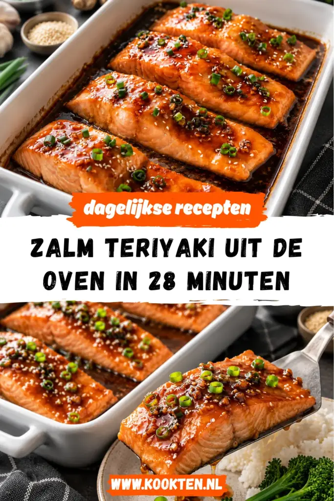 zalm teriyaki receptfoto van het gerecht