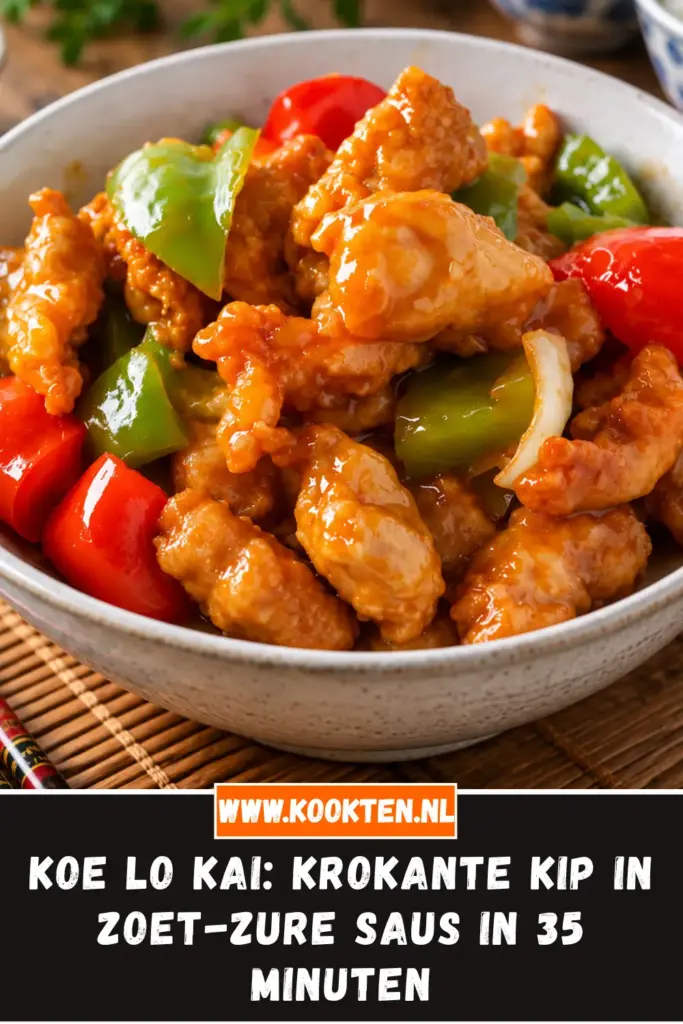 koe lo kai van dichtbij op het bord