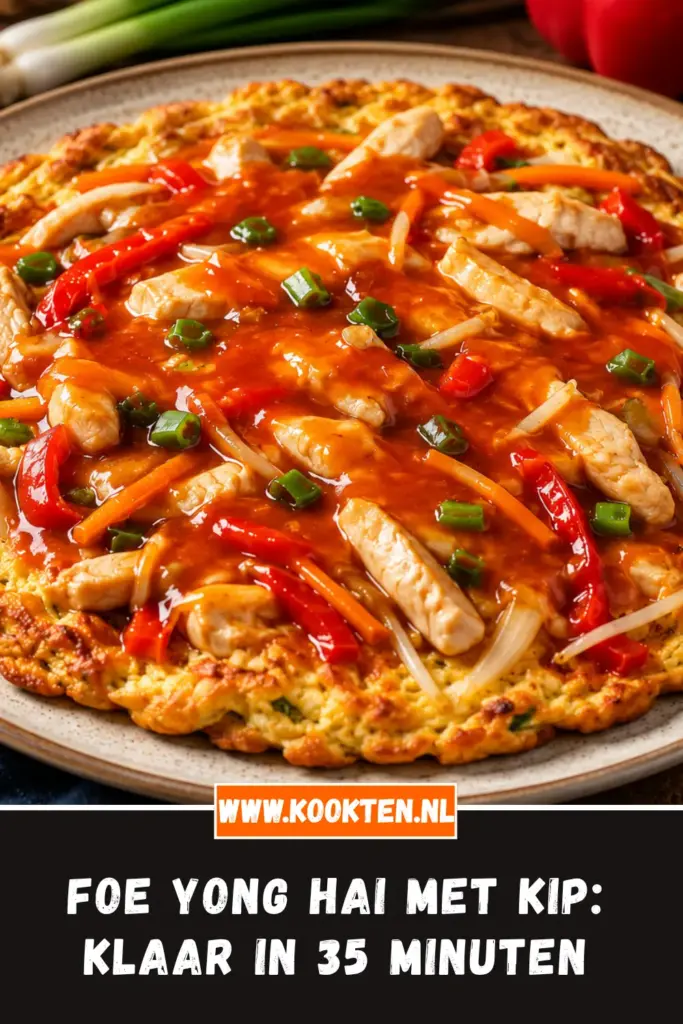 FOE YONG HAI MET KIP van dichtbij op het bord